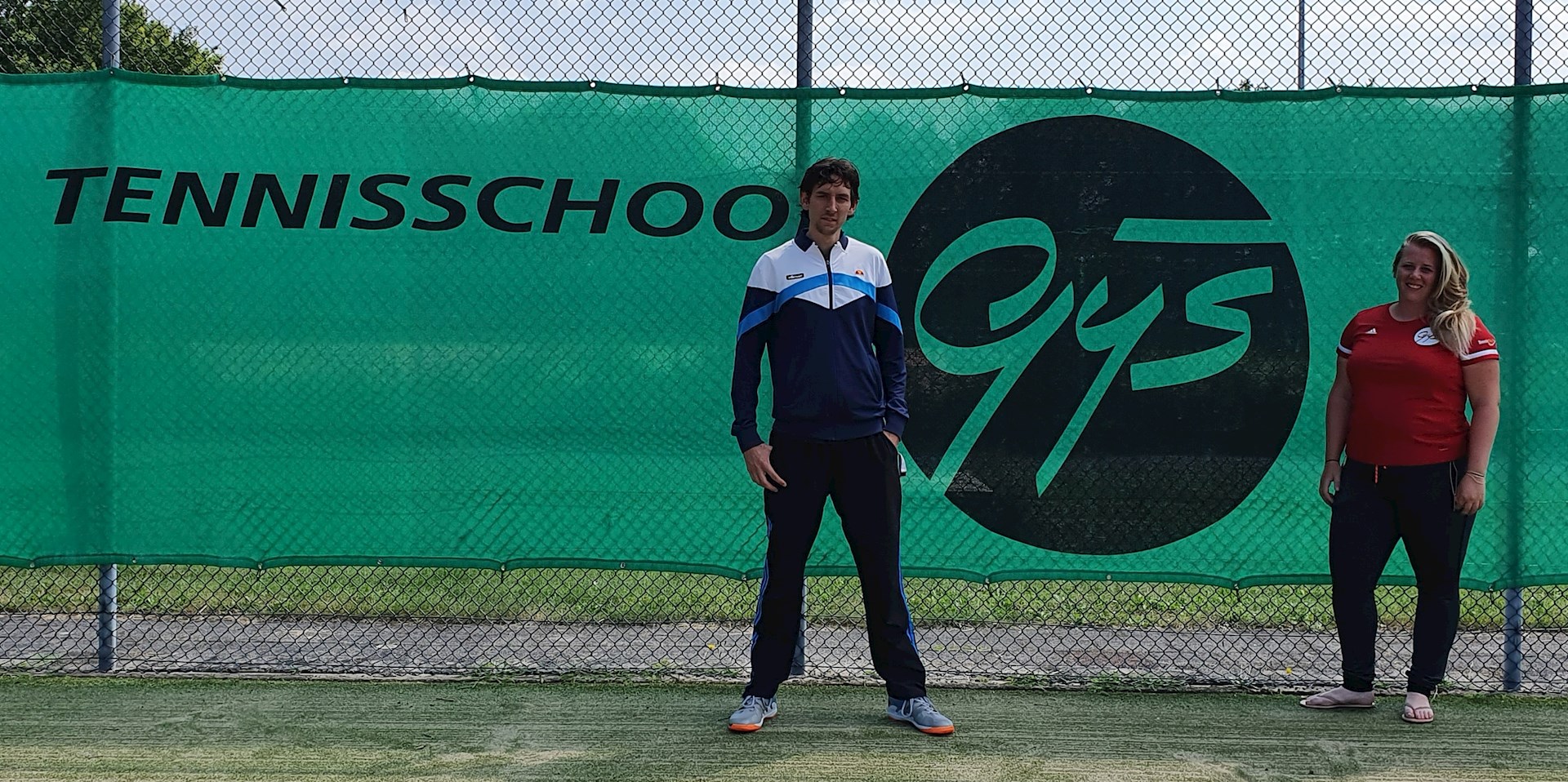 Nieuwe trainers van Tennisschool Gijs