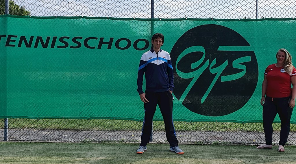 Nieuwe trainers van Tennisschool Gijs